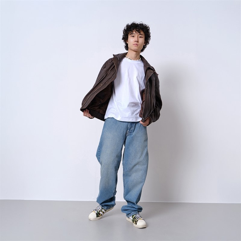 Boys GRHamon Blue Vintage Jeans Blue Vintage - Image 3