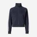 Girls GRJuni Sports Zip Cardigan Dark Blue