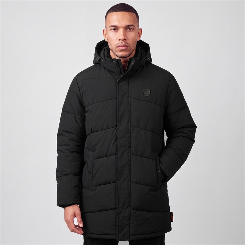 Mens Panki Coat Black - Image 3