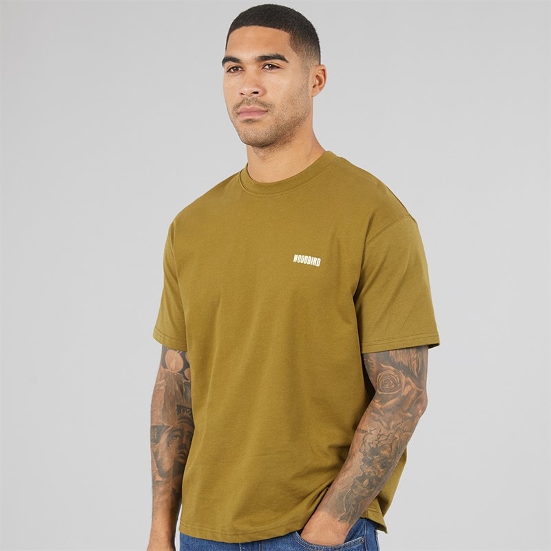 Baine Intro T-Shirt Dark Green - Image 2