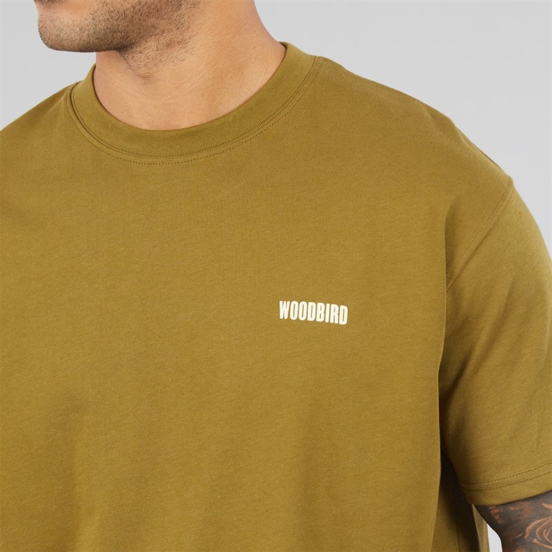 Baine Intro T-Shirt Dark Green - Image 4