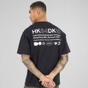 Mens Baine HKDK T-Shirt Black