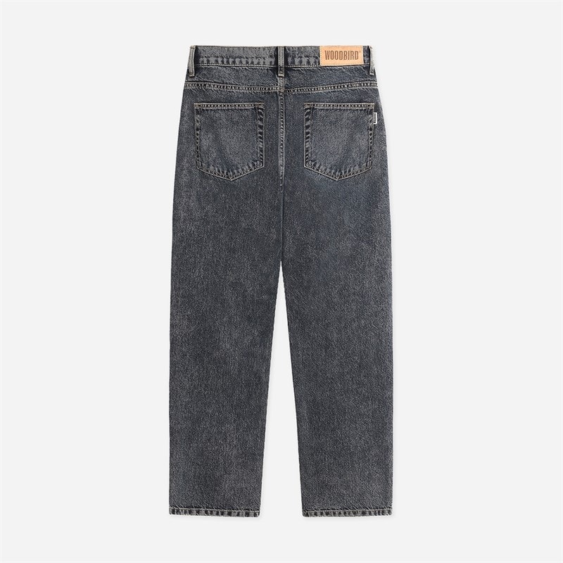 Mens Jay Shadow Straight Fit Jeans Dark Grey - Image 2