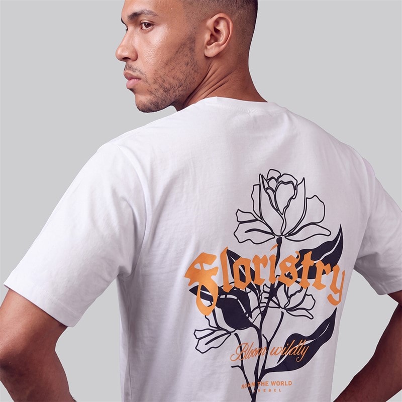 Mens Simon T-Shirt White - Image 3