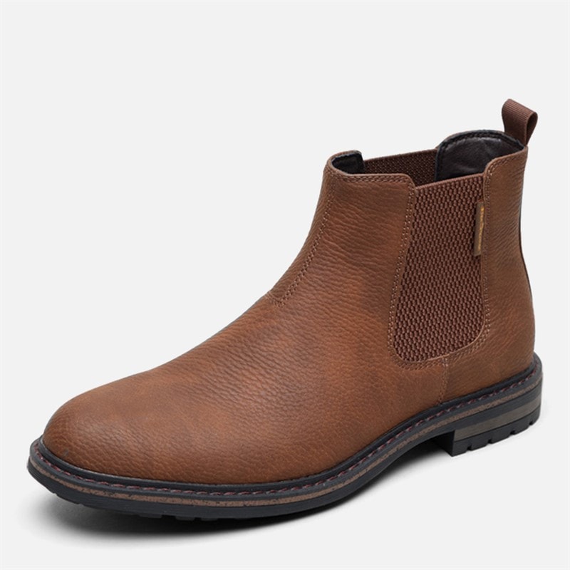 Mens Vincent Chelsea Boots Tan - Image 2