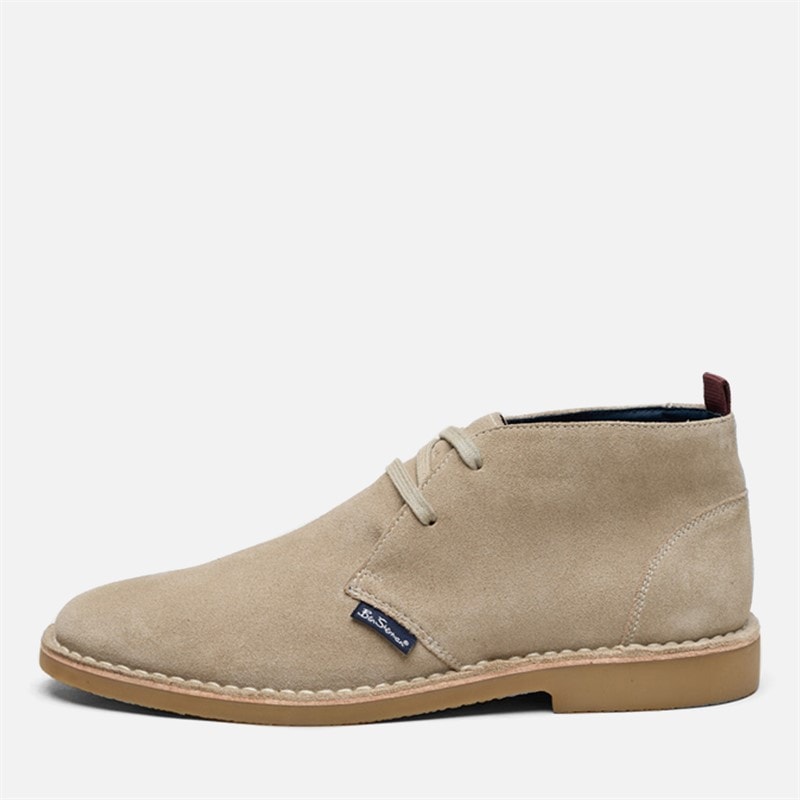 Mens Hemmings Suede Chukka Boots Sand - Image 1