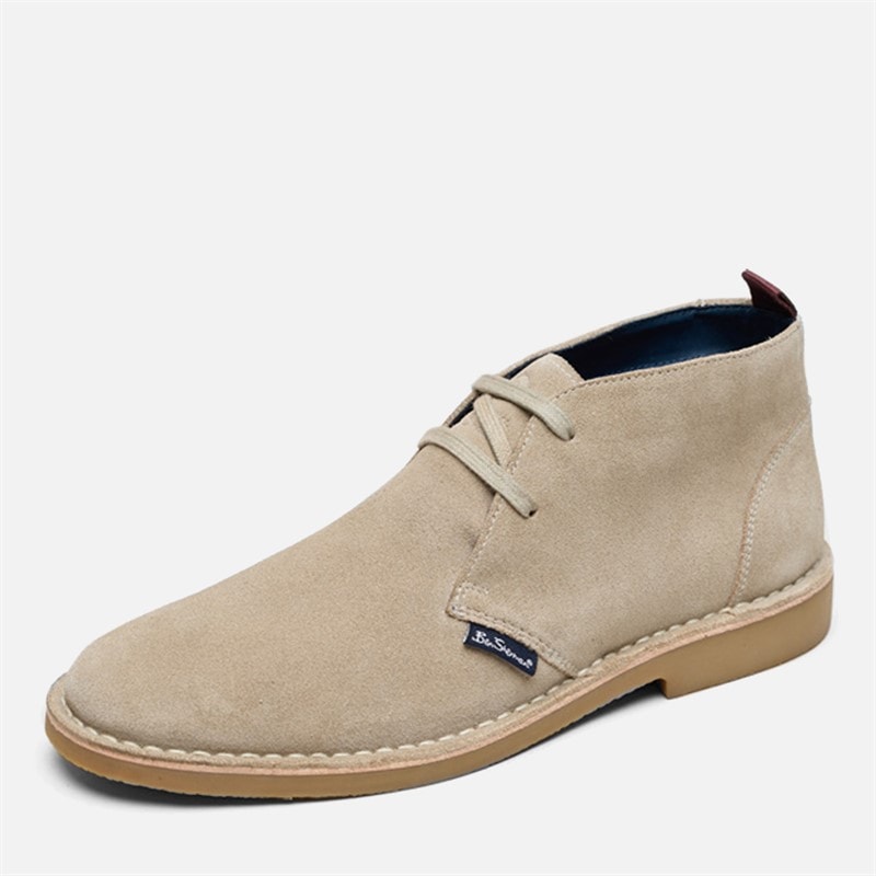 Mens Hemmings Suede Chukka Boots Sand - Image 2