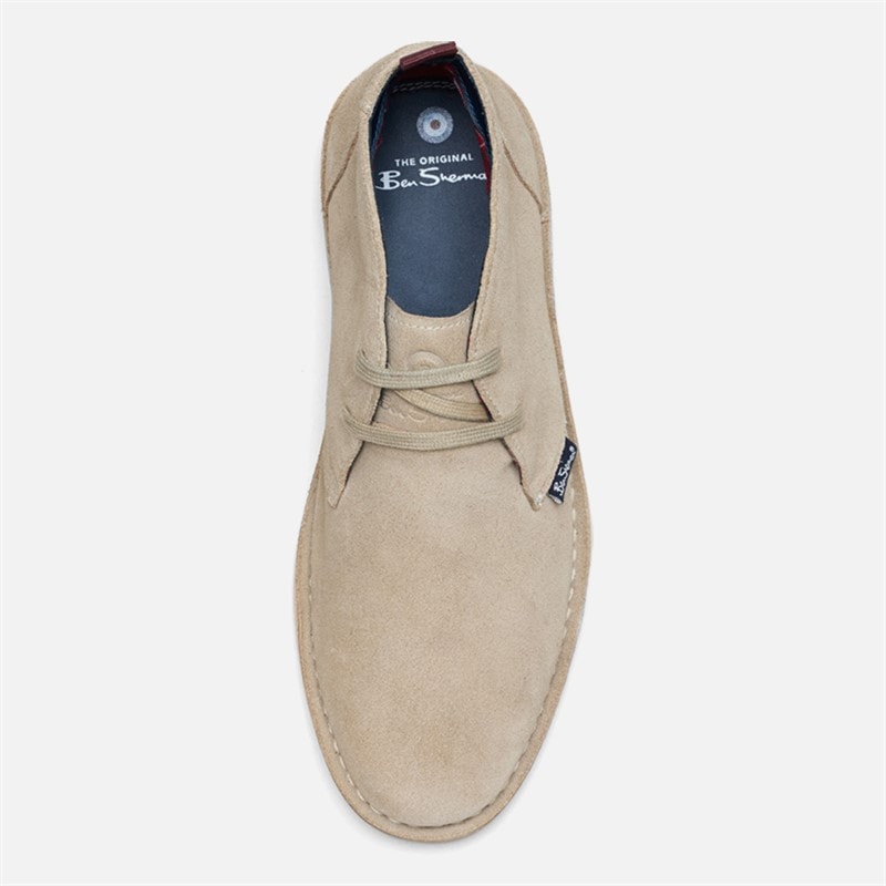 Mens Hemmings Suede Chukka Boots Sand - Image 3