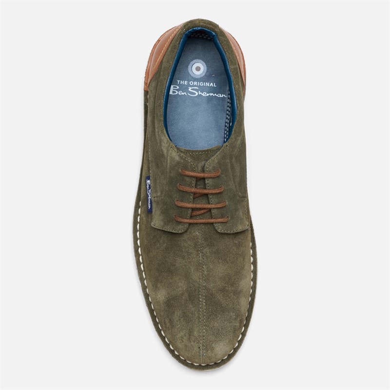 Mens Daltrey Shoes Khaki - Image 3