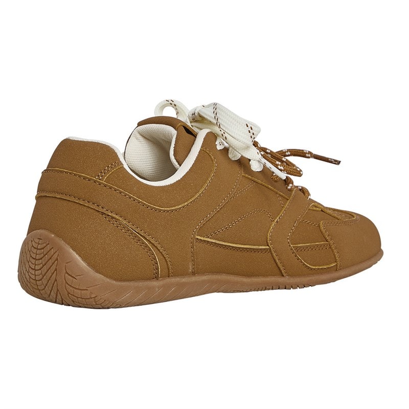 Womens Hollie Trainers Tan - Image 4