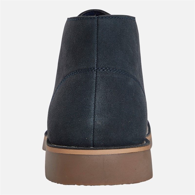 Mens Leo Chukka Boots Navy - Image 3