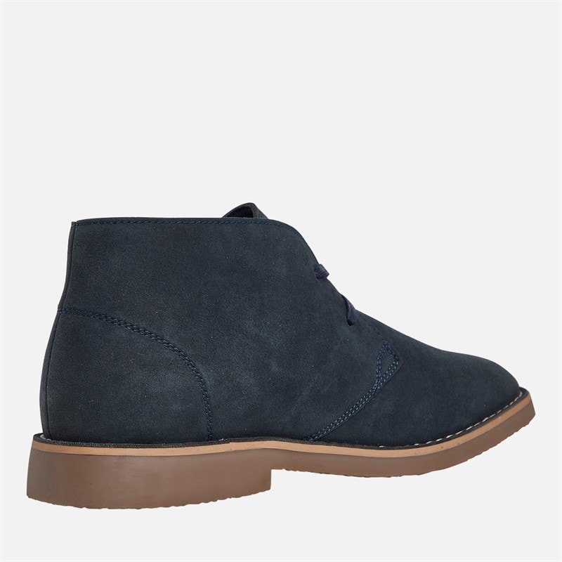 Mens Leo Chukka Boots Navy - Image 5