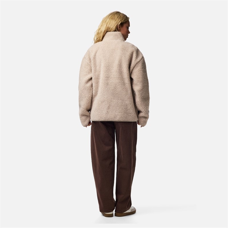 Womens Adia Teddy Jacket Silver Grey - Image 3