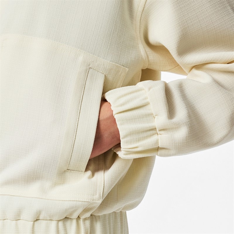 Womens Annie Bomber Jacket Whisper White - Image 4