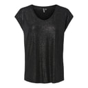 Womens Alice Glitter T-Shirt Black