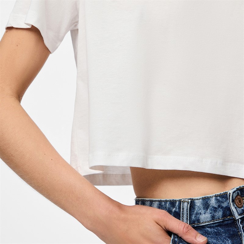 Womens Sara T-Shirt Bright White - Image 4