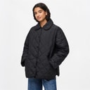 Womens Emily Short Quilted Jacket Black