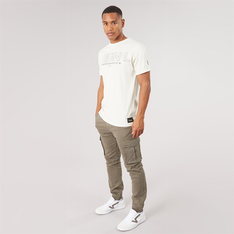 Mens Carrimoore T-Shirt Off White - Image 4