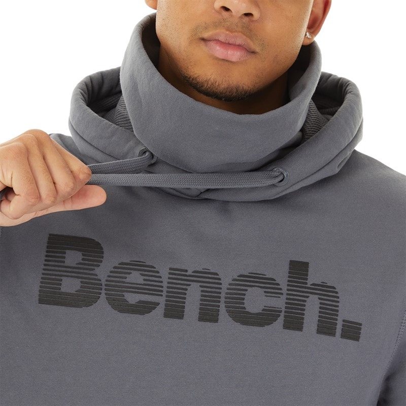 Mens Woosh Hoodie Steel Grey - Image 3
