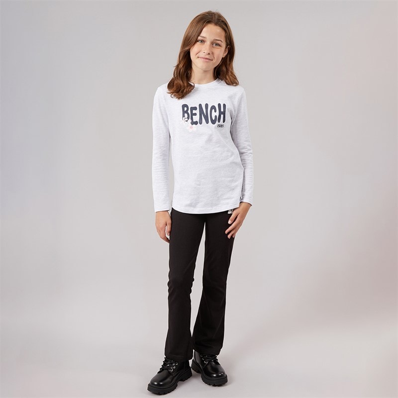 Girls Ayelet Puff Print Leggings Black - Image 4
