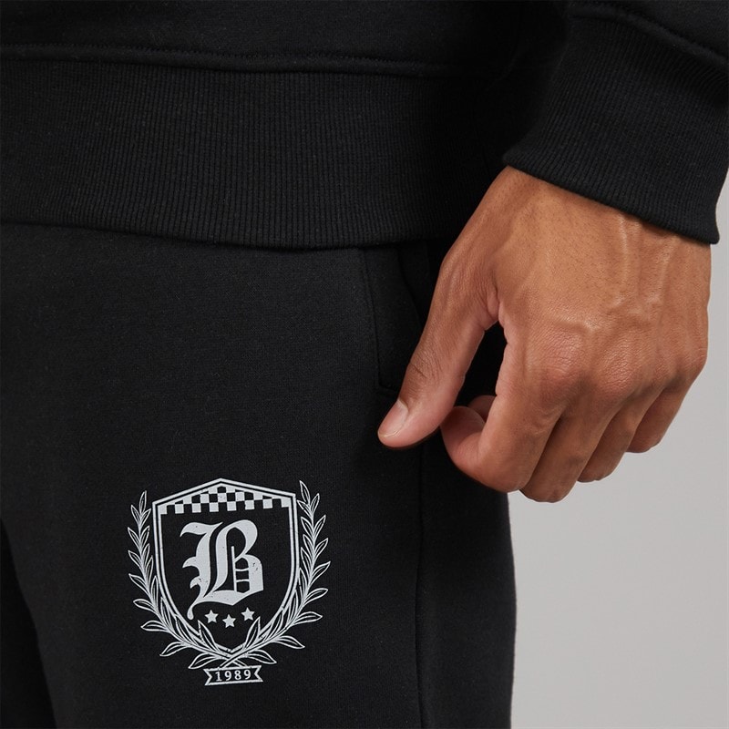 Mens Whitworth Oversized Joggers Black - Image 3