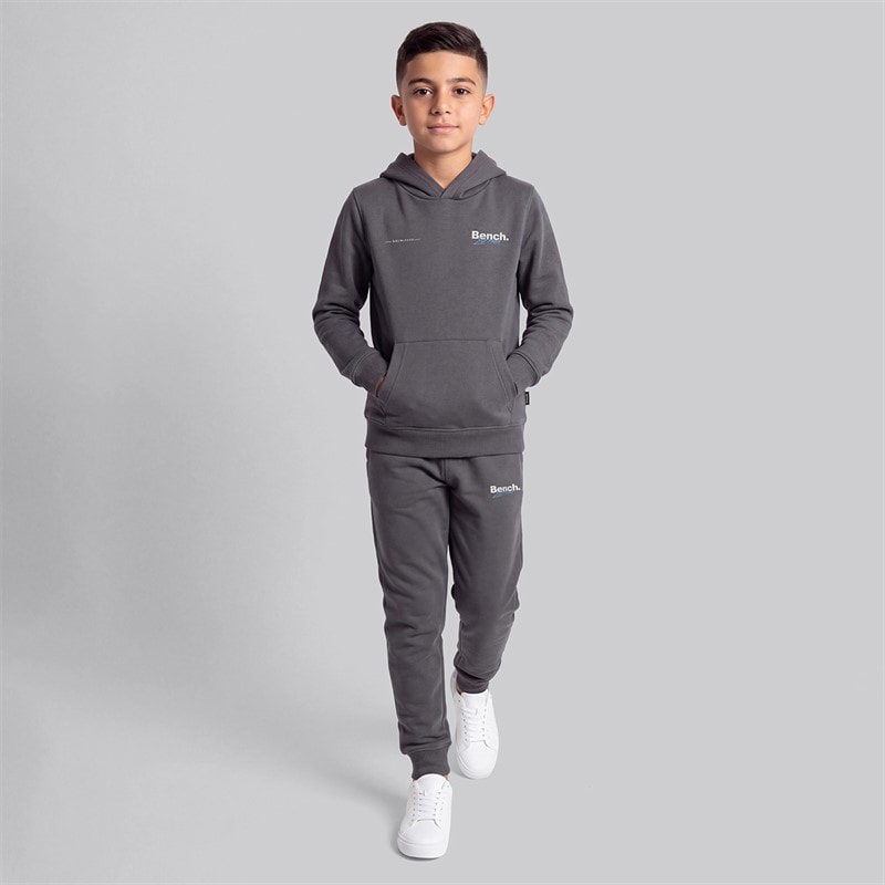 Boys Chiwel Hoodie And Joggers Tracksuit Steel Grey - Image 2