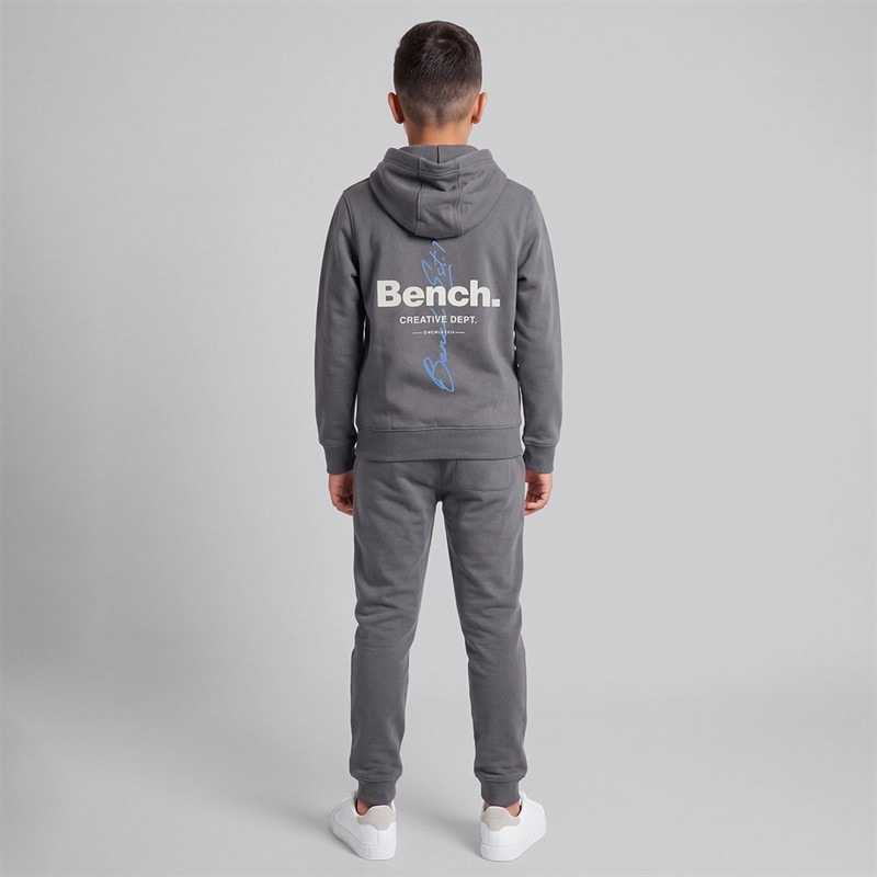 Boys Chiwel Hoodie And Joggers Tracksuit Steel Grey - Image 3