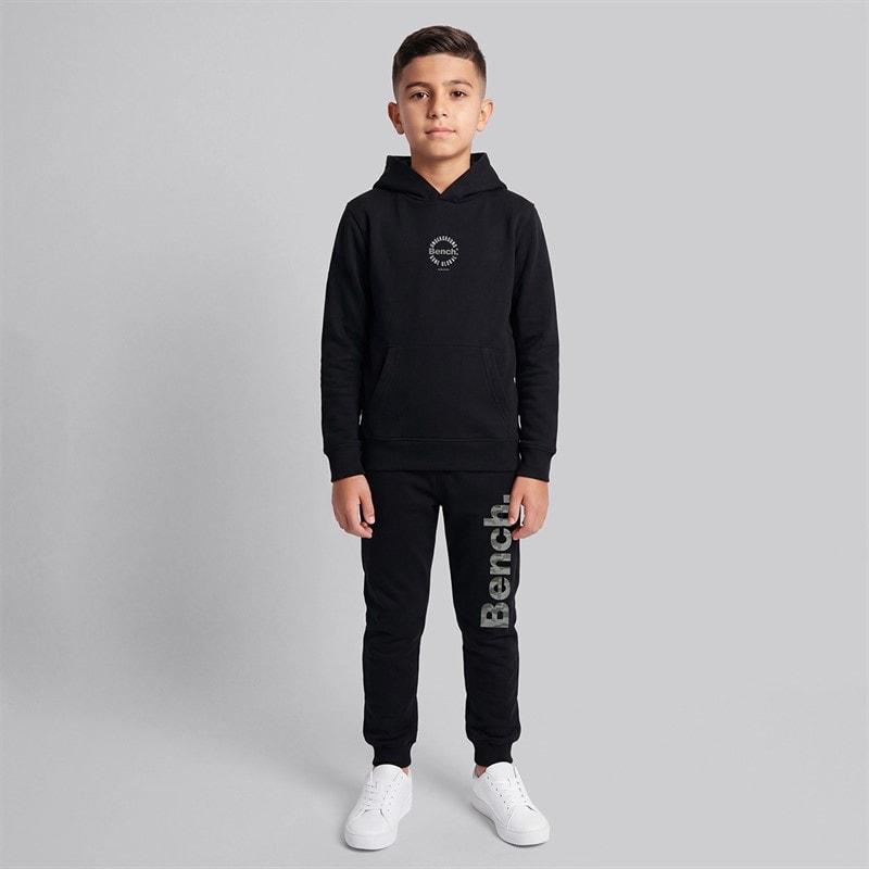 Boys Bramcat Hoodie And Joggers Tracksuit Black - Image 2
