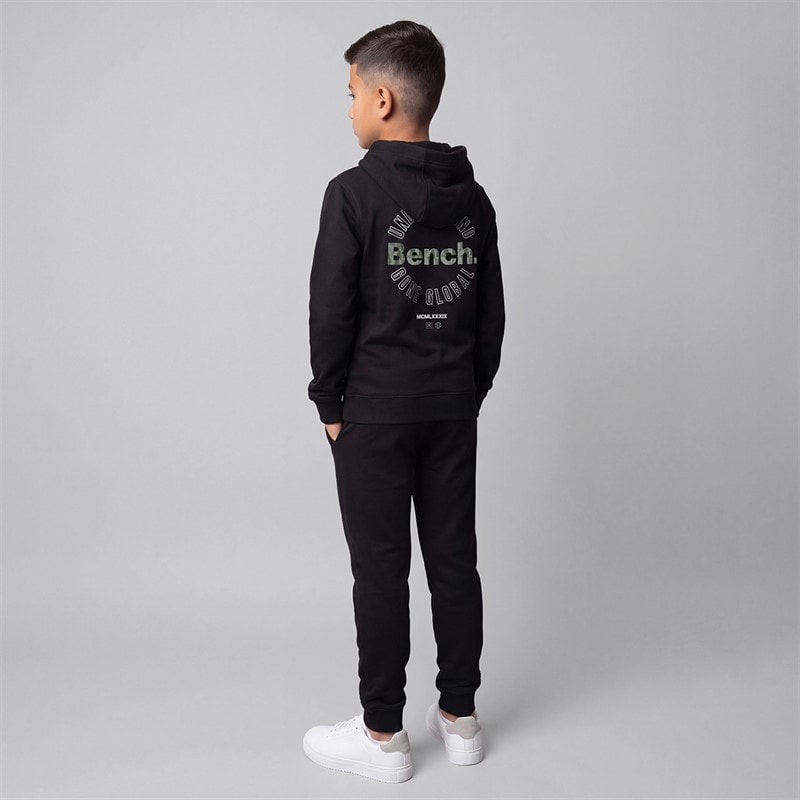 Boys Bramcat Hoodie And Joggers Tracksuit Black - Image 3