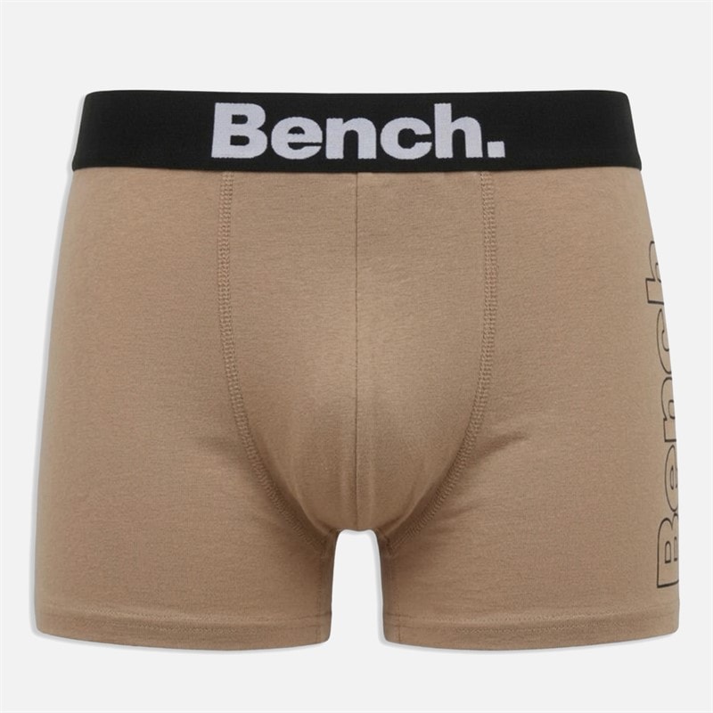 Mens Aldama Three Pack Boxers Ground Coffee/Taupe/Stone Grey - Image 4