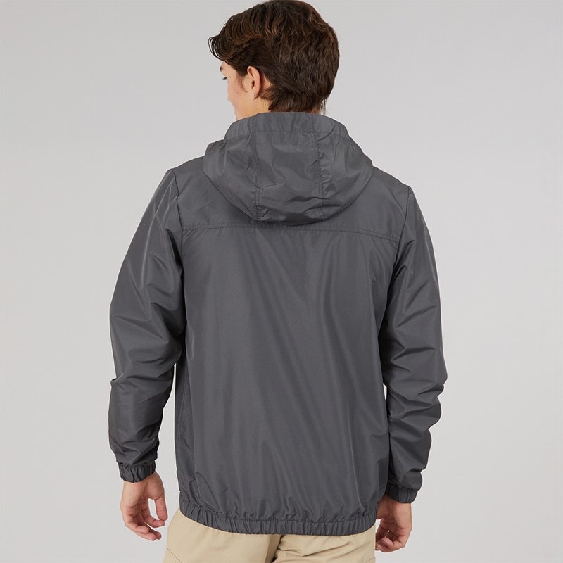Mens Callum Anorak Jacket Dark Grey - Image 2