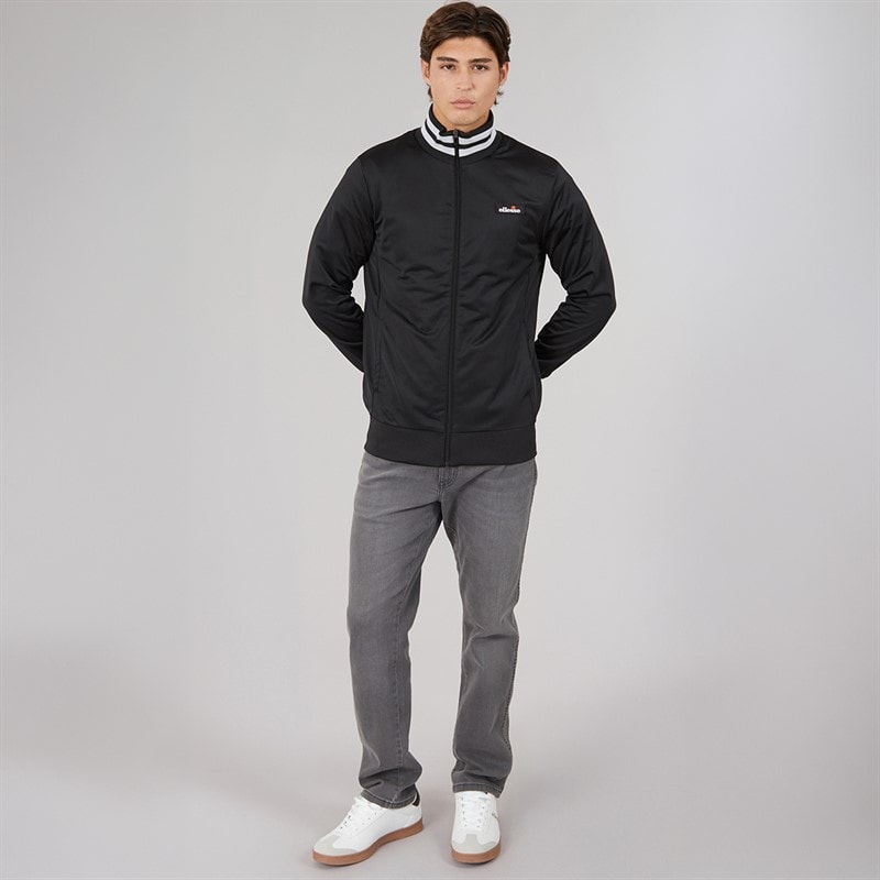 Mens Lochi Track Jacket Black - Image 4