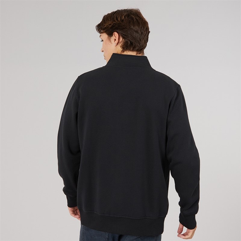 Mens Tobbias Full Zip Sweatshirt Black - Image 2