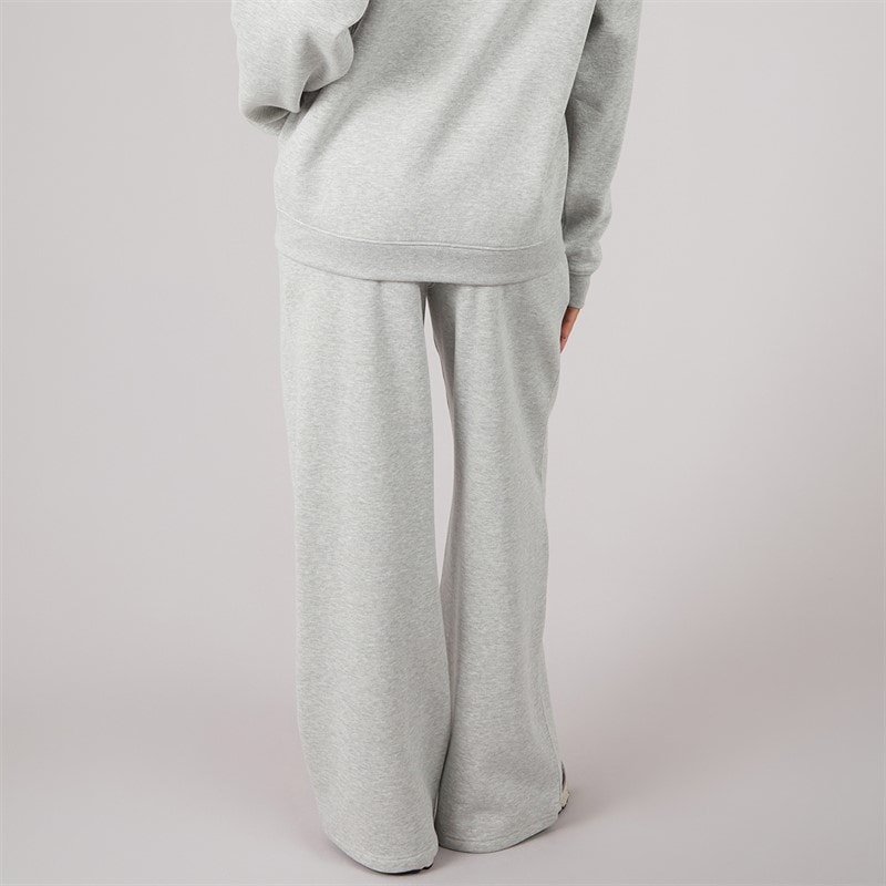Womens Open Hem Joggers Grey Marl - Image 2