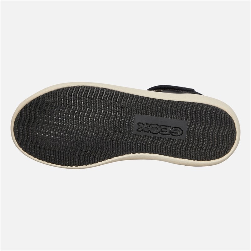 Junior Girls Gisli Hi-Top Trainers Black/Champagne - Image 2