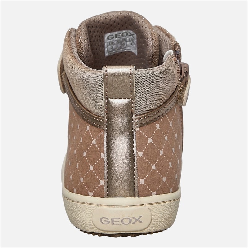 Junior Girls Kalispera Trainers Dark Beige - Image 3