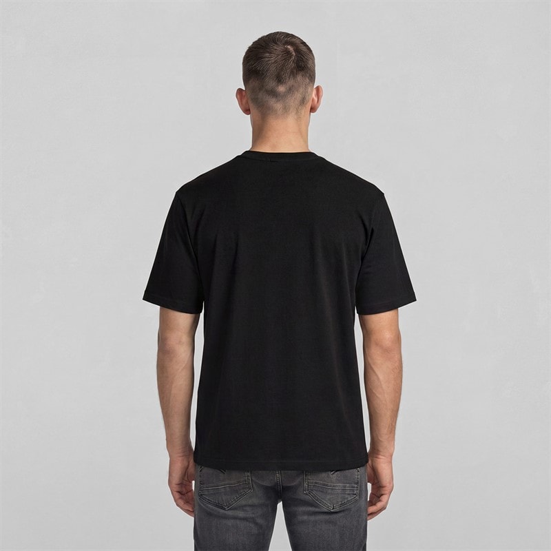 Mens Boxy T-Shirt Black - Image 2
