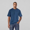 Mens Boxy T-Shirt Mid Blue
