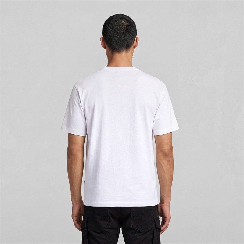 Mens Boxy T-Shirt White - Image 2