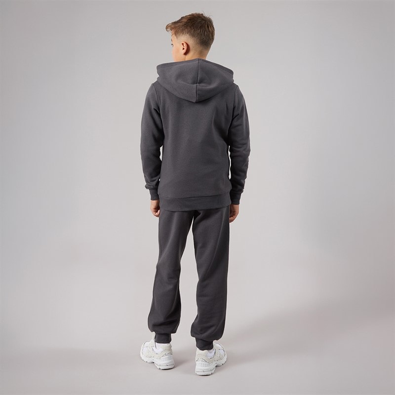 Boys Future Hoodie And Joggers Tracksuit Asphalt - Image 2