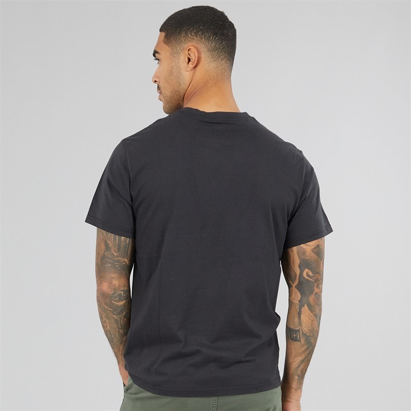Mens Relaxed Fit T-Shirt Caviar - Image 2