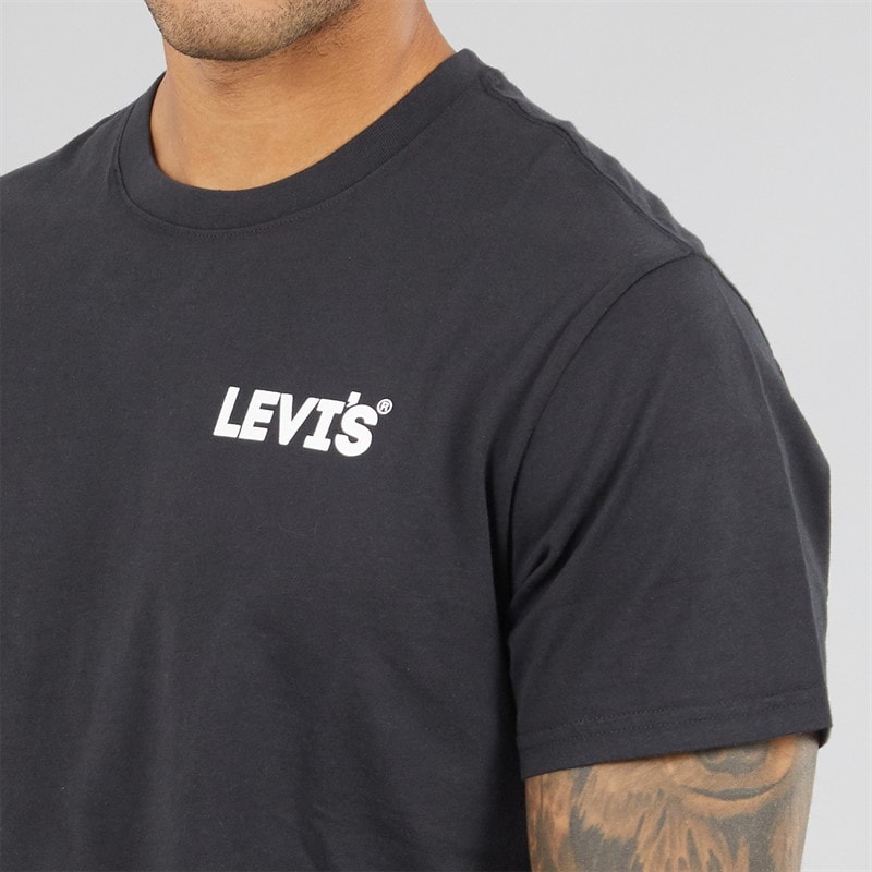 Mens Relaxed Fit T-Shirt Caviar - Image 3