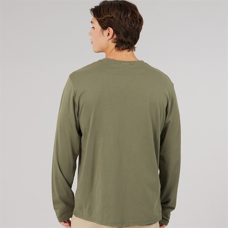 Mens Salis Long Sleeve T-Shirt Tee Leaf - Image 2