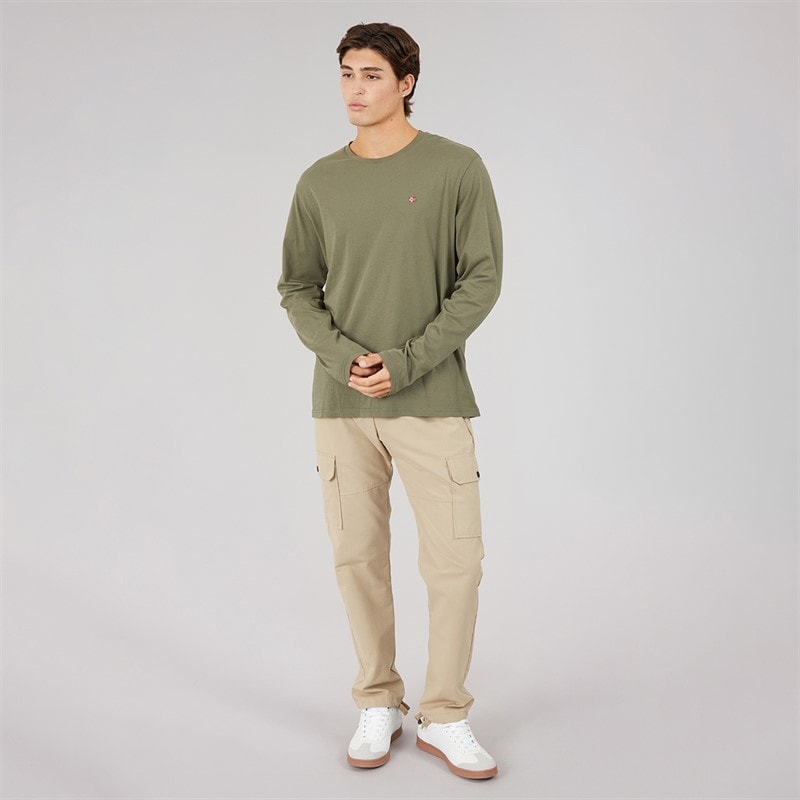 Mens Salis Long Sleeve T-Shirt Tee Leaf - Image 4