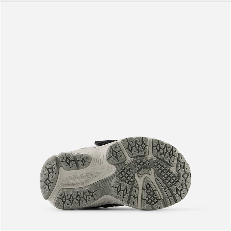 Infant 1906 Hook and Loop Trainers Grey/White - Image 2