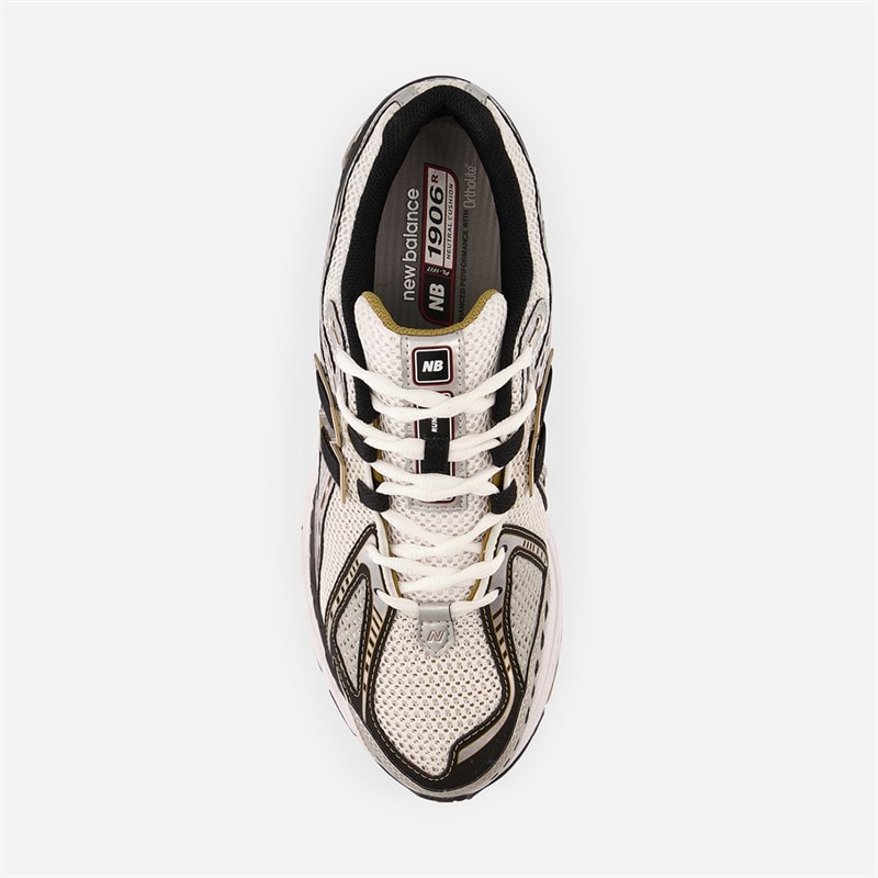 1906R Trainers White/Black/Gold - Image 4