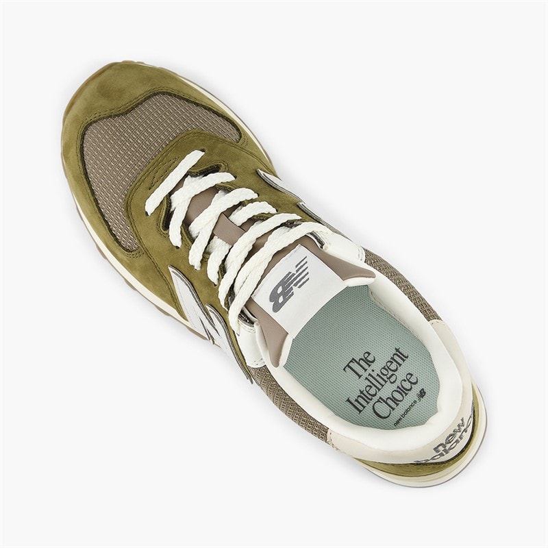 574 Trainers Calcium/Dark Silver - Image 4