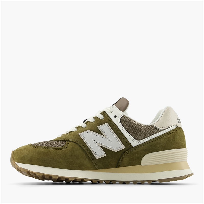 574 Trainers Calcium/Dark Silver - Image 5