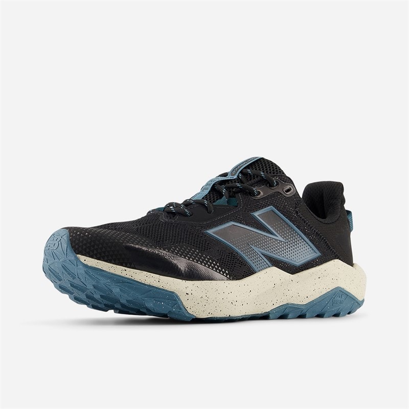 Mens Dynasoft Nitrel V6 Trail Running Shoes Black/Salt Water/Timberwolf - Image 3