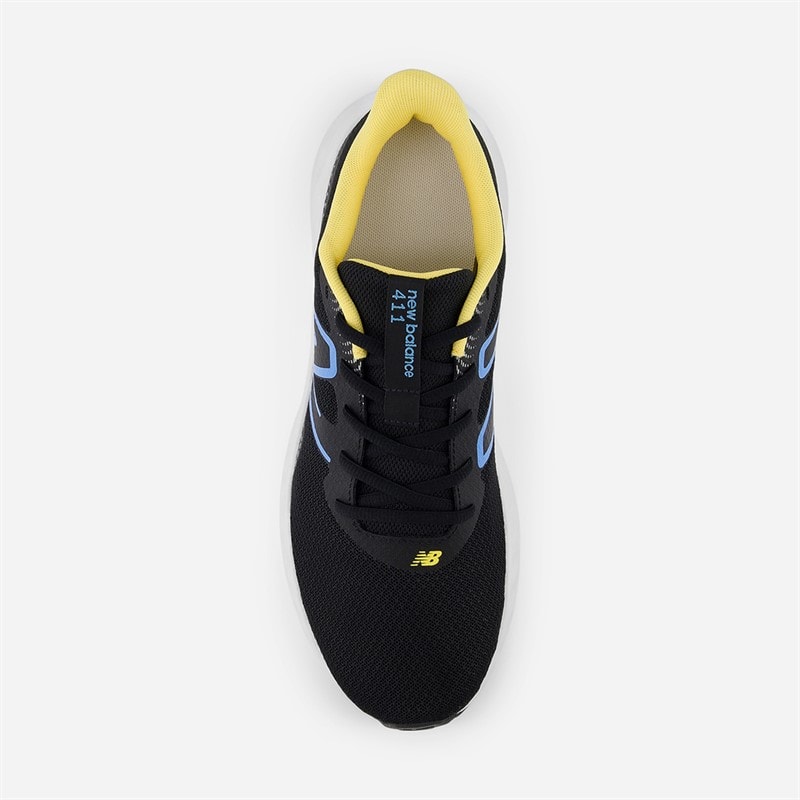Mens 411 V3 Neutral Running Shoes Black/Yellow - Image 4